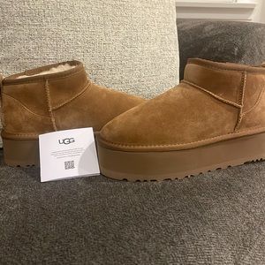 Ultra Mini Platform Boots